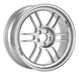 Enkei RPF1 17x7.5 5x100 48mm Offset 73mm Bore Silver Wheel.