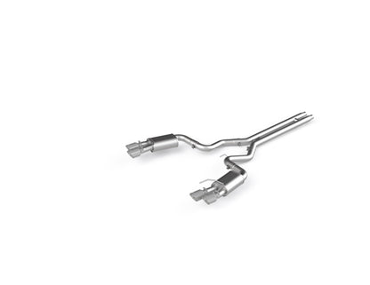 MBRP 18-19 Ford Mustang GT 5.0 3in Dual Split Rear AL Cat Back w/ Quad 4.0in Dual Wall Tips.