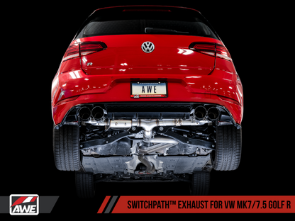 AWE Tuning SwitchPath Catback Exhaust - Diamond Black Tips | 3025-43070