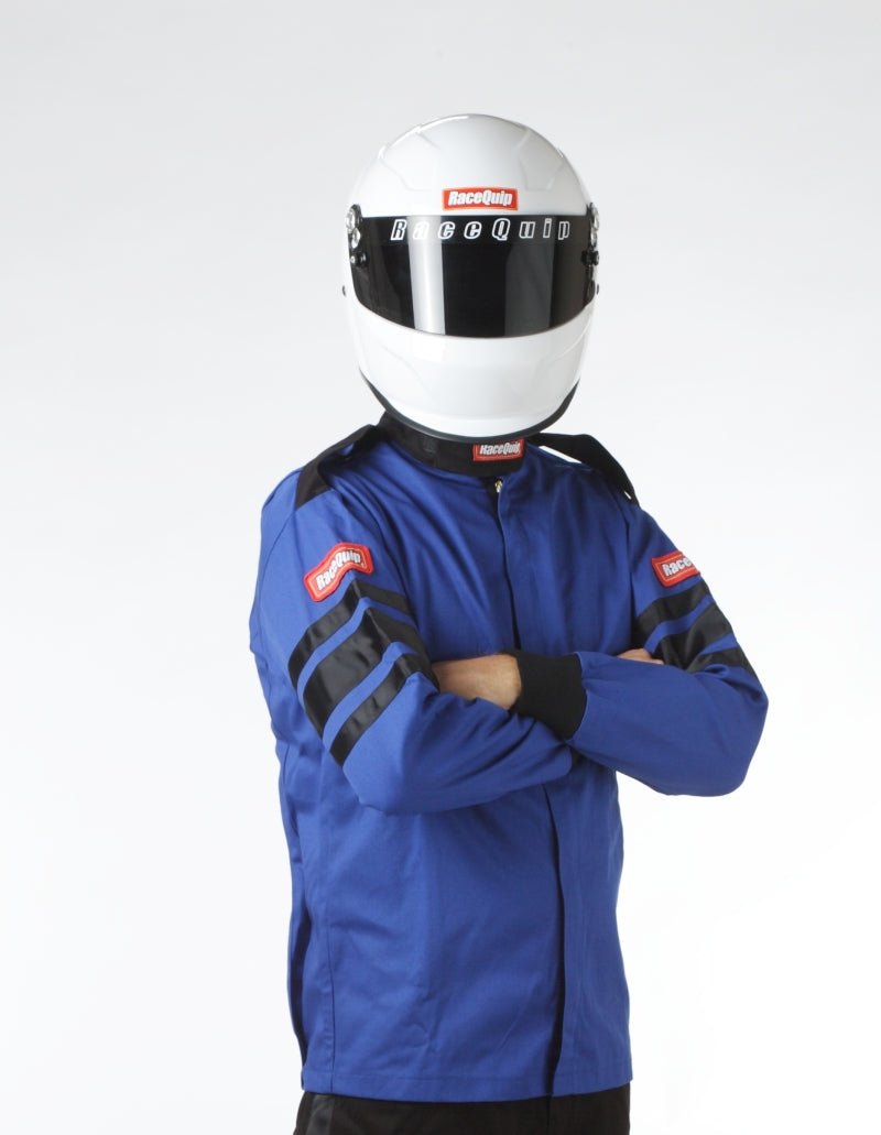 RaceQuip Blue SFI-1 1-L Jacket - 2XL.