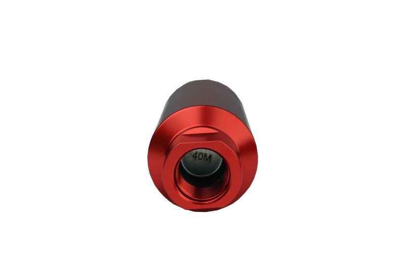 Aeromotive In-Line Filter - AN-10 size - 40 Micron SS Element - Red Anodize Finish.