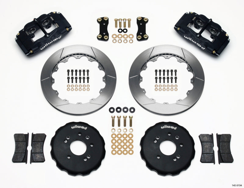 Wilwood FSLI4 Front Hat Kit 13.00in Nissan 240SX.