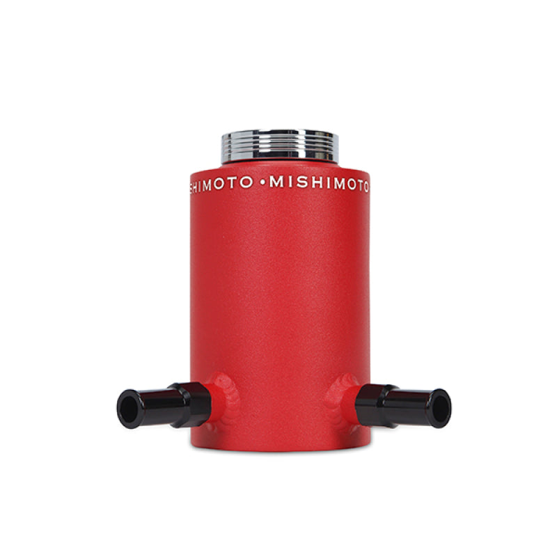 Mishimoto Aluminum Power Steering Reservoir Tank - Wrinkle Red.