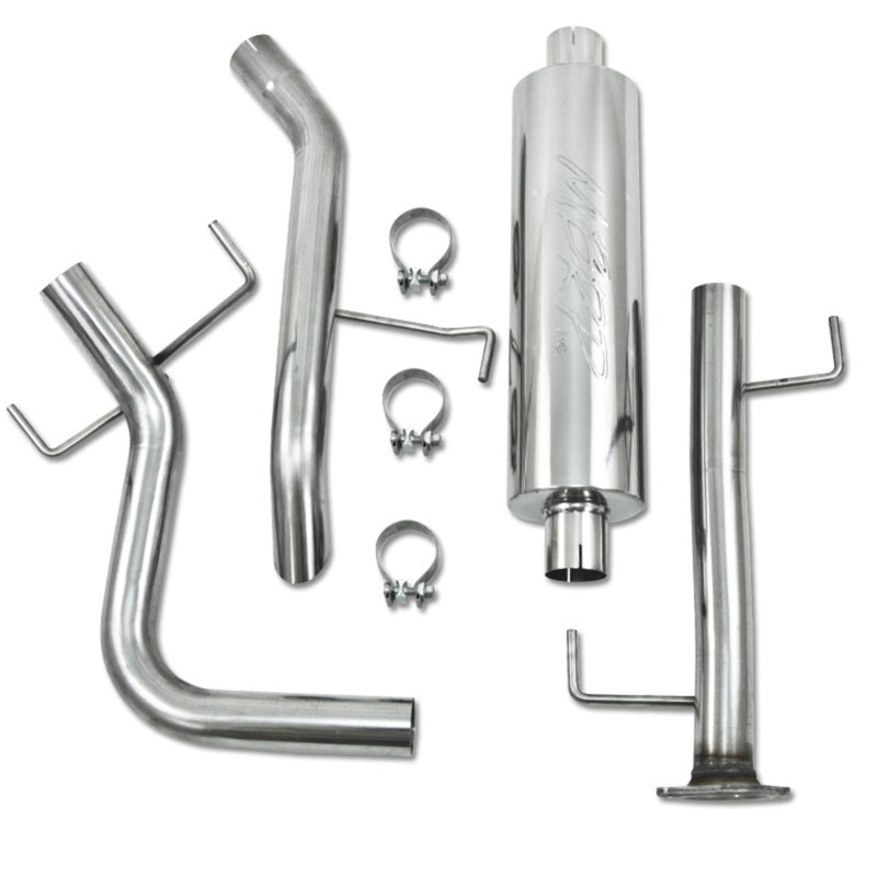 MBRP 2007-2009 Toyota FJ 4.0L V6 Cat Back Single Rear Exit Off-Road Tail No tip.