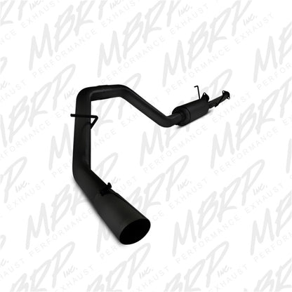 MBRP 2009-2014 Toyota Tundra 5.7L EC-Std. & SB/CC-SB 3in Cat-Back Single Side AL - Black.
