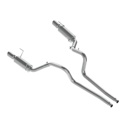 MBRP 05-09 Ford Shelby GT500 / GT Dual Split Rear Street Version 4in Tips T409 Exhaust System.