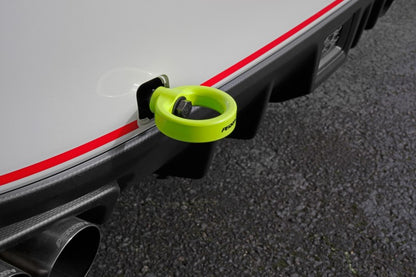 Perrin 15-19 Subaru WRX/STI Tow Hook Kit (Rear) - Neon Yellow.