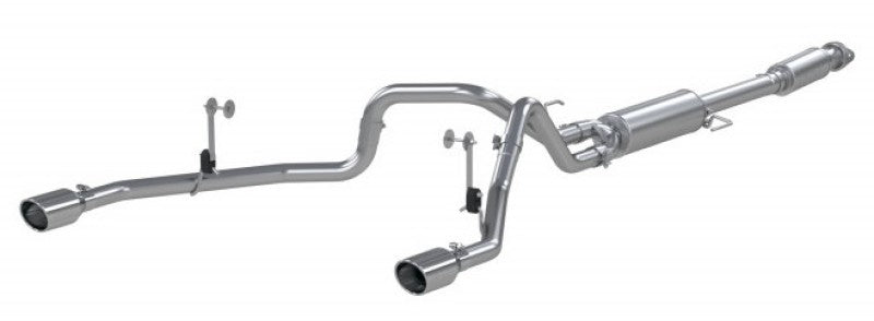 MBRP 2021+ F-150 2.7L/ 3.5L Ecoboost, 5.0L 3in Cat Back 2.5in Dual Split Rear.