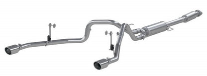MBRP 2021+ F-150 2.7L/ 3.5L Ecoboost, 5.0L 3in Cat Back 2.5in Dual Split Rear.