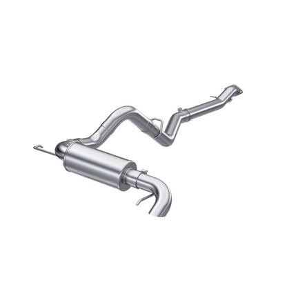 MBRP 21-Up Ford Bronco 2.3L/2.7L EcoBoost 2/4DR T304 Stainless Steel High Clearance Cat-back Exhaust.
