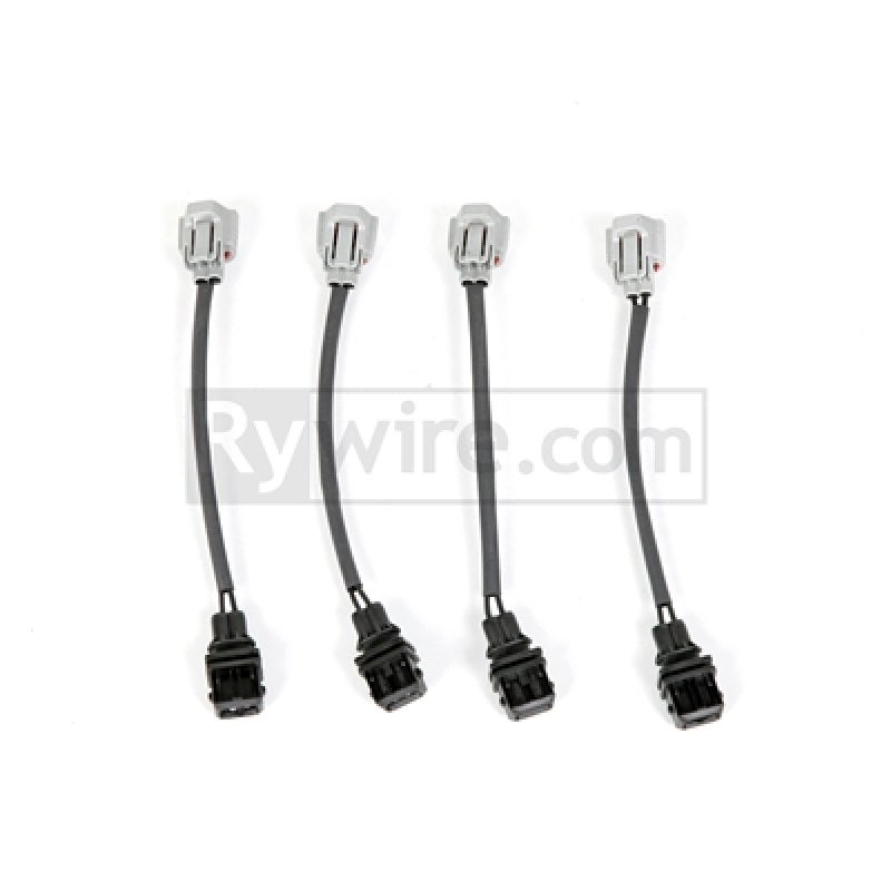 Rywire OBD1 Harness to Injector Dynamics (Denso) Injector Adapters.