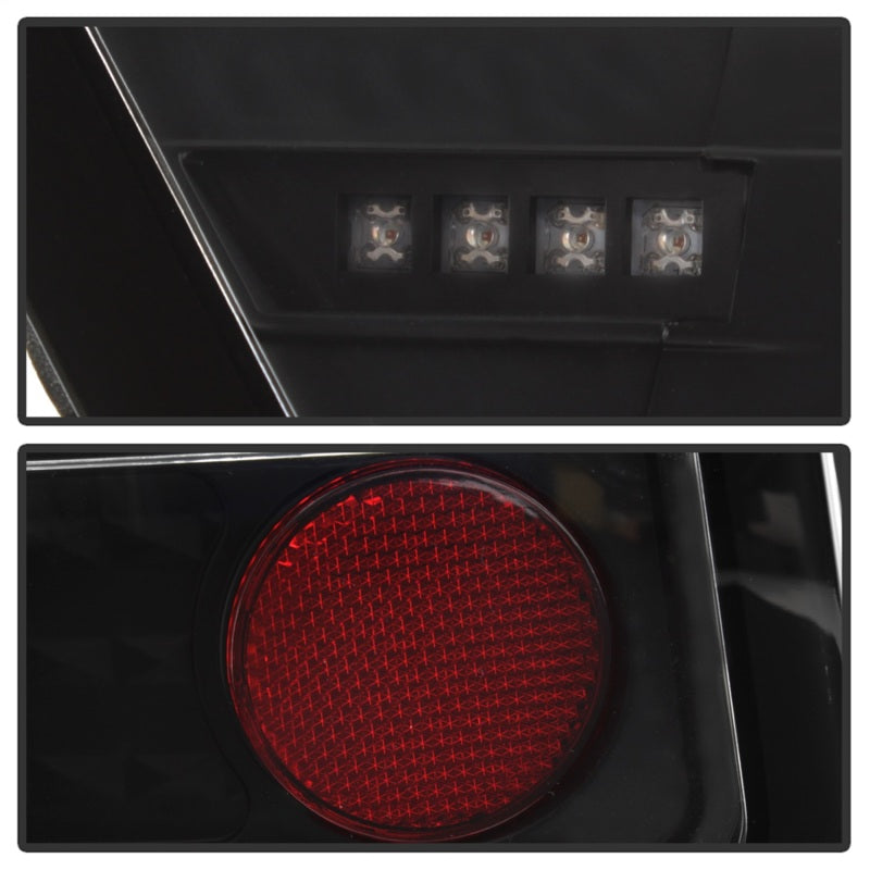 Spyder Dodge Magnum 05-08 LED Tail Lights Black ALT-YD-DMAG05-LED-BK.