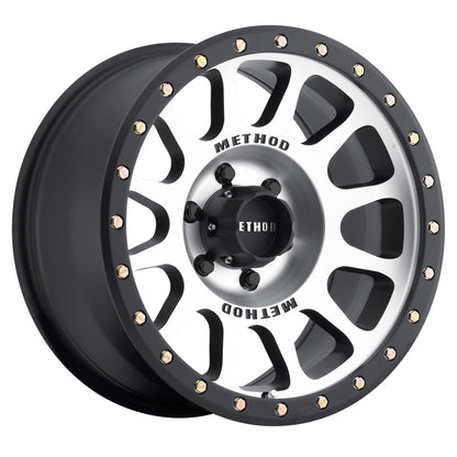 Method MR305 NV 17x8.5 0mm Offset 6x135 94mm CB Machined/Black Street Loc Wheel.