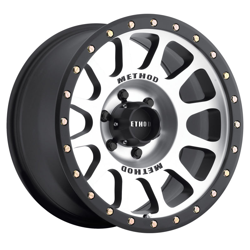 Method MR305 NV 17x8.5 0mm Offset 6x5.5 108mm CB Machined/Black Street Loc Wheel.