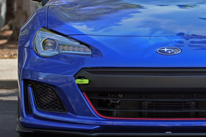 Perrin Tow Hook Kit - Front 2018+ Subaru WRX/STI - Neon Yellow.