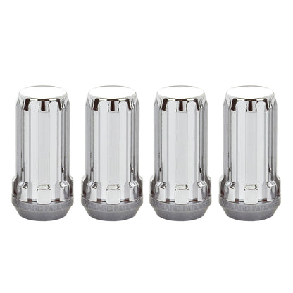 McGard SplineDrive Lug Nut (Cone Seat) M14X1.5 / 1.935in. Length (4-Pack) - Chrome (Req. Tool).