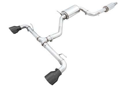 AWE Tuning Touring Catback Exhaust - Diamond Black Tips | 3015-33658