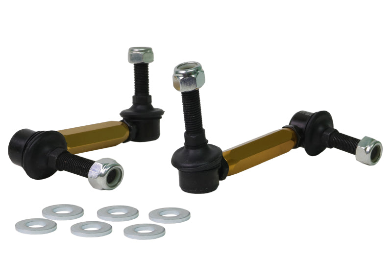 Whiteline 06-09 Toyota FJ Cruiser GSJ10 / 09+ GSJ15 Front Adjustable Heavy Duty Sway Bar Link Kit.