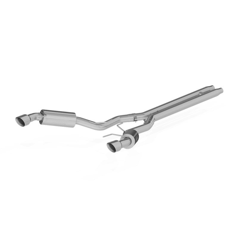 MBRP 15 Ford Mustang GT 5.0 3in Cat Back Dual Split Rear Street Version 4.5in Tips - Aluminized.