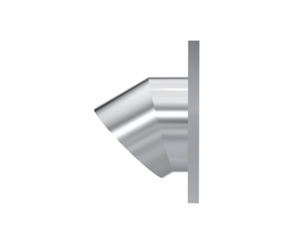 QTP Bolt-On QTEC Low Profile Oval Turn Down.