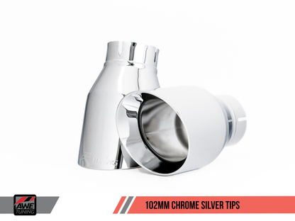 AWE Tuning Touring Catback Exhaust - Polished Tips | 3015-32046