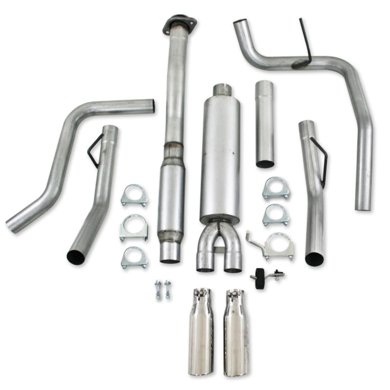 MBRP 11 Ford F-150 5.0L V8 Aluminized Cat Back Dual Split Side Exit.