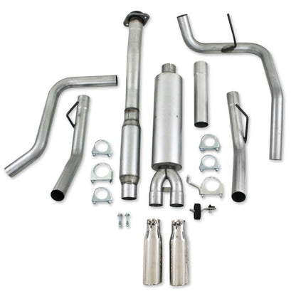 MBRP 11 Ford F-150 5.0L V8 Aluminized Cat Back Dual Split Side Exit.