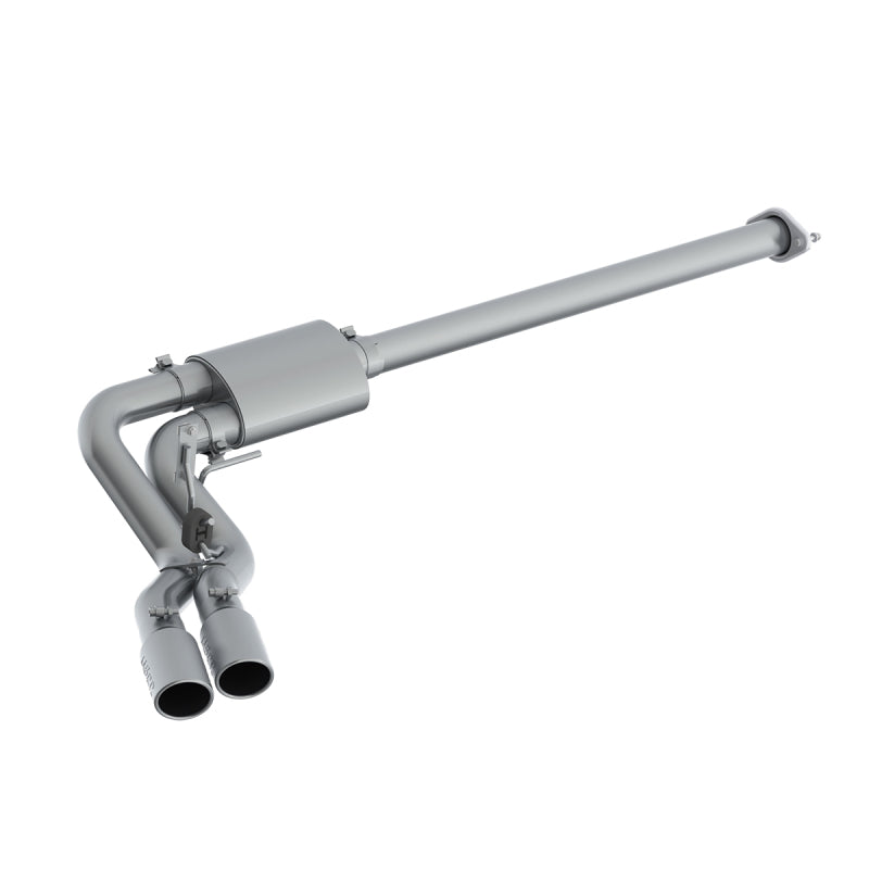 MBRP 15-16 Ford F-150 2.7L/3.5L/5.0L 3in Cat Back Single Side Pre-Axle Dual Exit T409.
