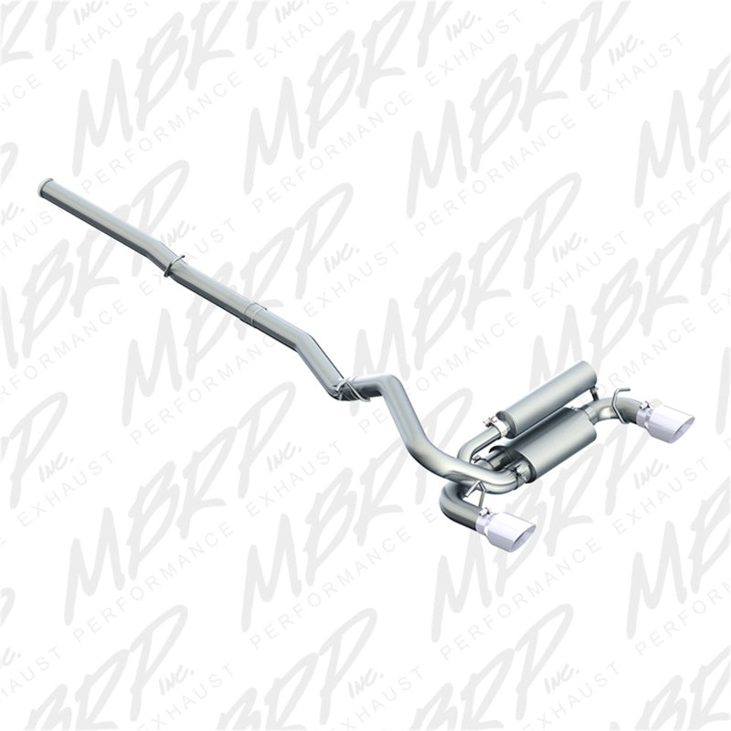 MBRP 2016+ Ford Focus RS 3in Dual Outlet Cat-Back Exhaust T409 SS.