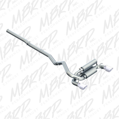 MBRP 2016+ Ford Focus RS 3in Dual Outlet Cat-Back Exhaust T409 SS.