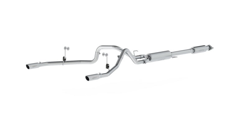 MBRP 2015 Ford F-150 5.0L 3in Cat Back Dual Split Rear Exit T409 Exhaust System.