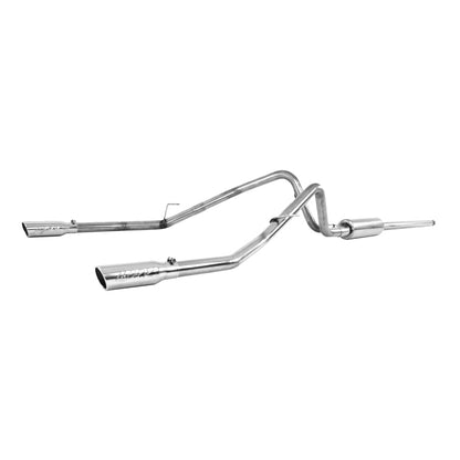 MBRP 2004-2008 Ford F150 4.6/5.4L EC/CC-SB Cat Back Dual Split Rear.