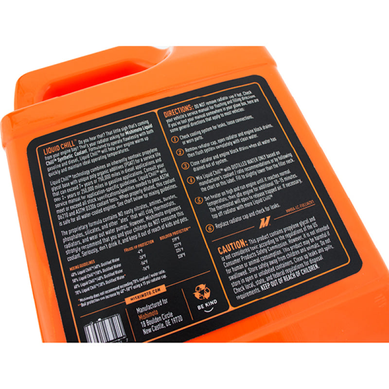 Mishimoto Liquid Chill Synthetic Engine Coolant - Full Strength.