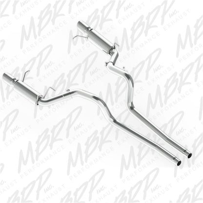 MBRP 11-14 Ford Mustang GT 5.0L Dual Split Rear Race Version AL 3in Cat Back Exhaust System.