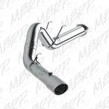 MBRP 17-19 Ford F250/350/450 6.7L Ex. Reg Cab 5in Filter Back Single Tip Aluminized Exhaust System.