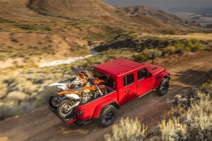 MBRP 2020 Jeep Gladiator 2.5in Single Rear Exit Cat Back Exhaust - T304 SS (Off-Road).