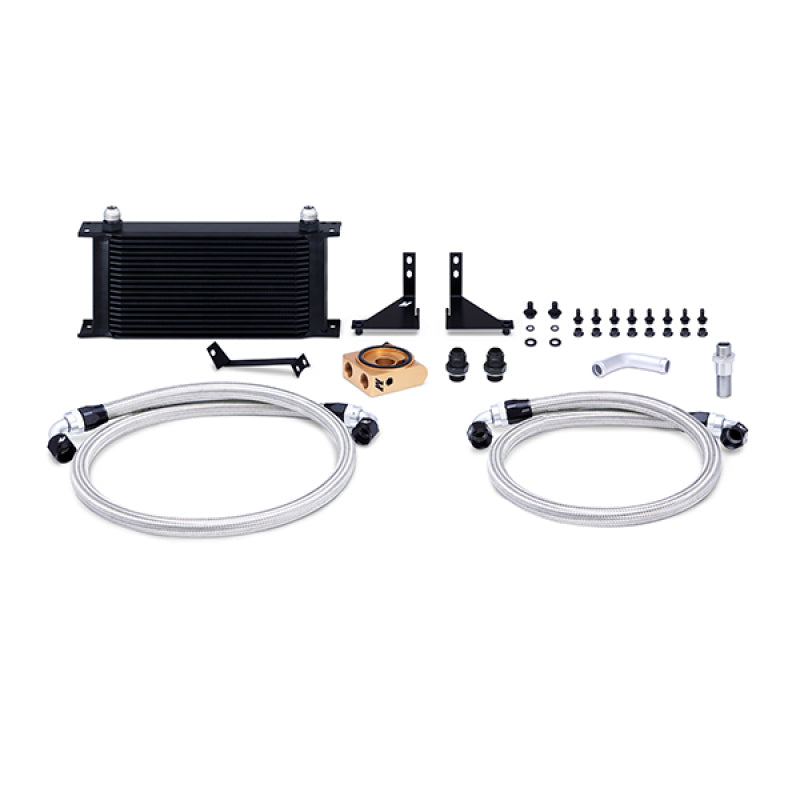 Mishimoto 14-16 Ford Fiesta ST Thermostatic Oil Cooler Kit - Black.
