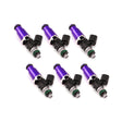 Injector Dynamics 1340cc Injectors - 60mm Length - 14mm Purple Top - 14mm Lower O-Ring (Set of 6).