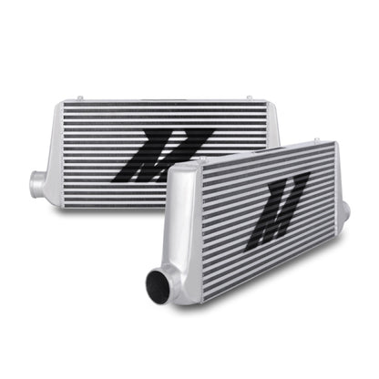 Mishimoto Universal Silver R Line Intercooler Overall Size: 31x12x4 Core Size: 24x12x4 Inlet / Outle.