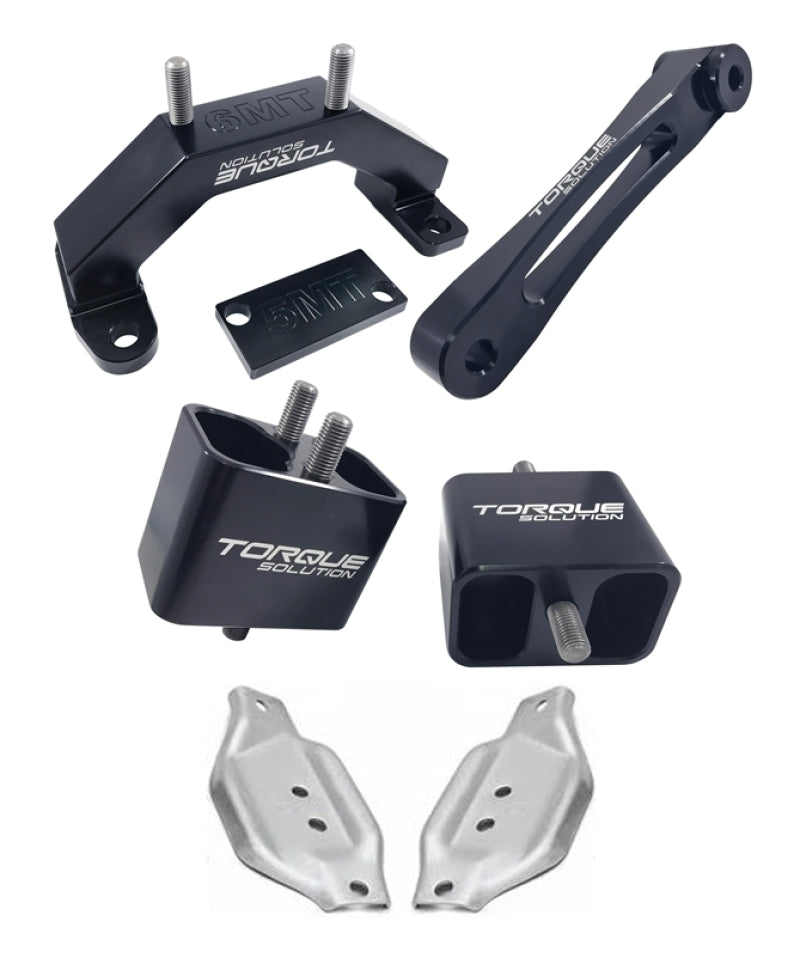 Torque Solution Engine & Transmission Mount Kit w/ Mount Plates 02-14 Subaru WRX / 04+ Subaru STI.