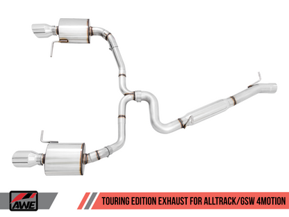 AWE Tuning Touring Catback Exhaust - Polished Tips | 3015-32098