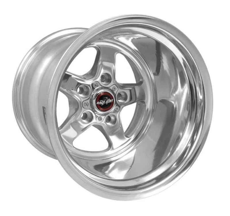 Race Star 92 Drag Star 15x14.00 5x4.75bc 4.00bs Direct Drill Polished Wheel.