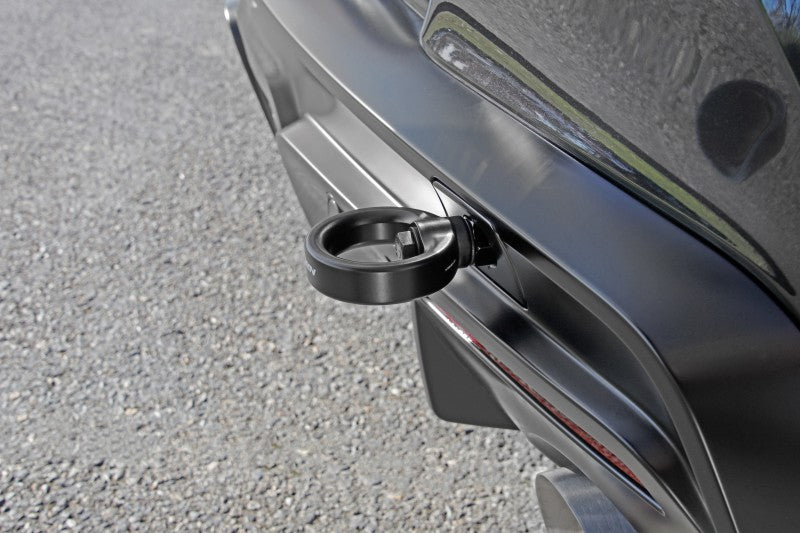 Perrin 2020 Toyota Supra Tow Hook Kit (Rear) - Black.