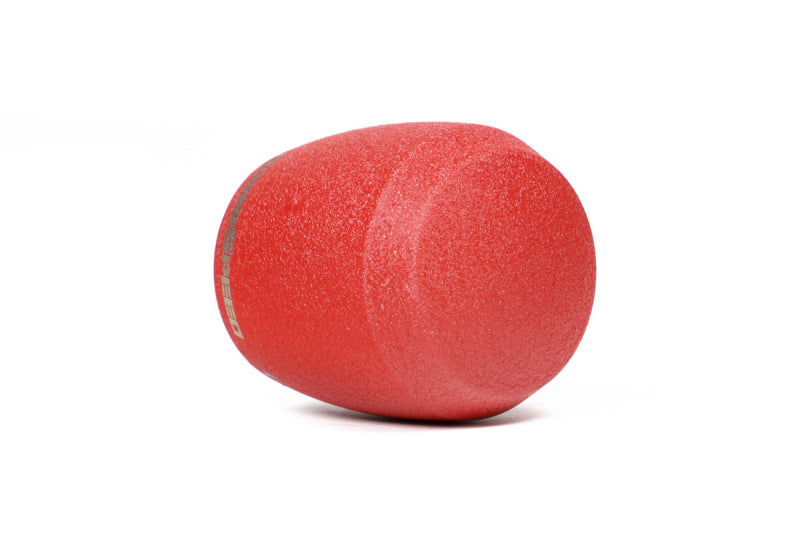 GrimmSpeed Stubby Shift Knob Stainless Steel Red - M12x1.25.