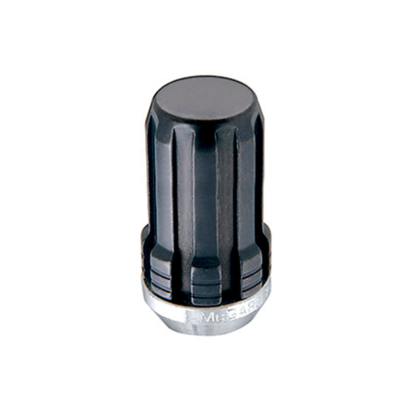 McGard SplineDrive Lug Nut (Cone Seat) M14X1.5 / 1.935in. Length (4-Pack) - Black (Req. Tool).