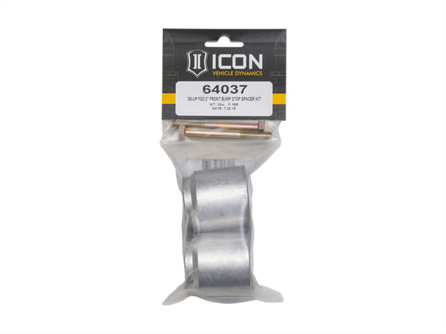 ICON 2005+ Ford F-250/F-350 2in Front Bump Stop Spacer Kit.