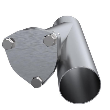 QTP 2.5in Weld-On QTEC Exhaust Cutout Y-Pipe.