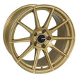 Enkei TS10 18x8.5 5x114.3 50mm Offset 72.6mm Bore Gold Wheel.