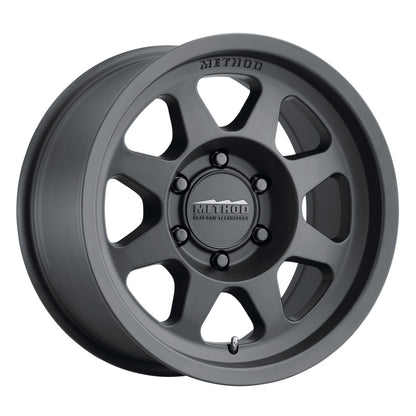 Method MR701 16x8 0mm Offset 6x5.5 106.25mm CB Matte Black Wheel.