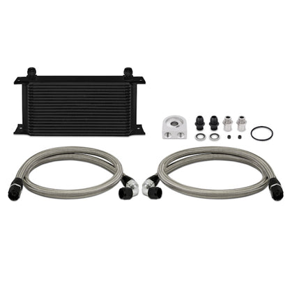 Mishimoto Universal 19 Row Oil Cooler Kit - Black.